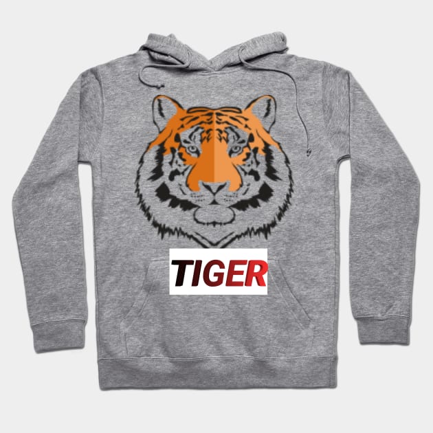 Tiger t-shirt Hoodie by Hamzayounis